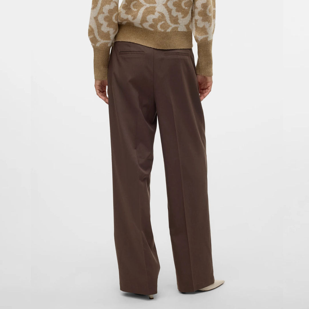 Pantallona VERO MODA VMNILA MW WIDE DAD PANT NOOS