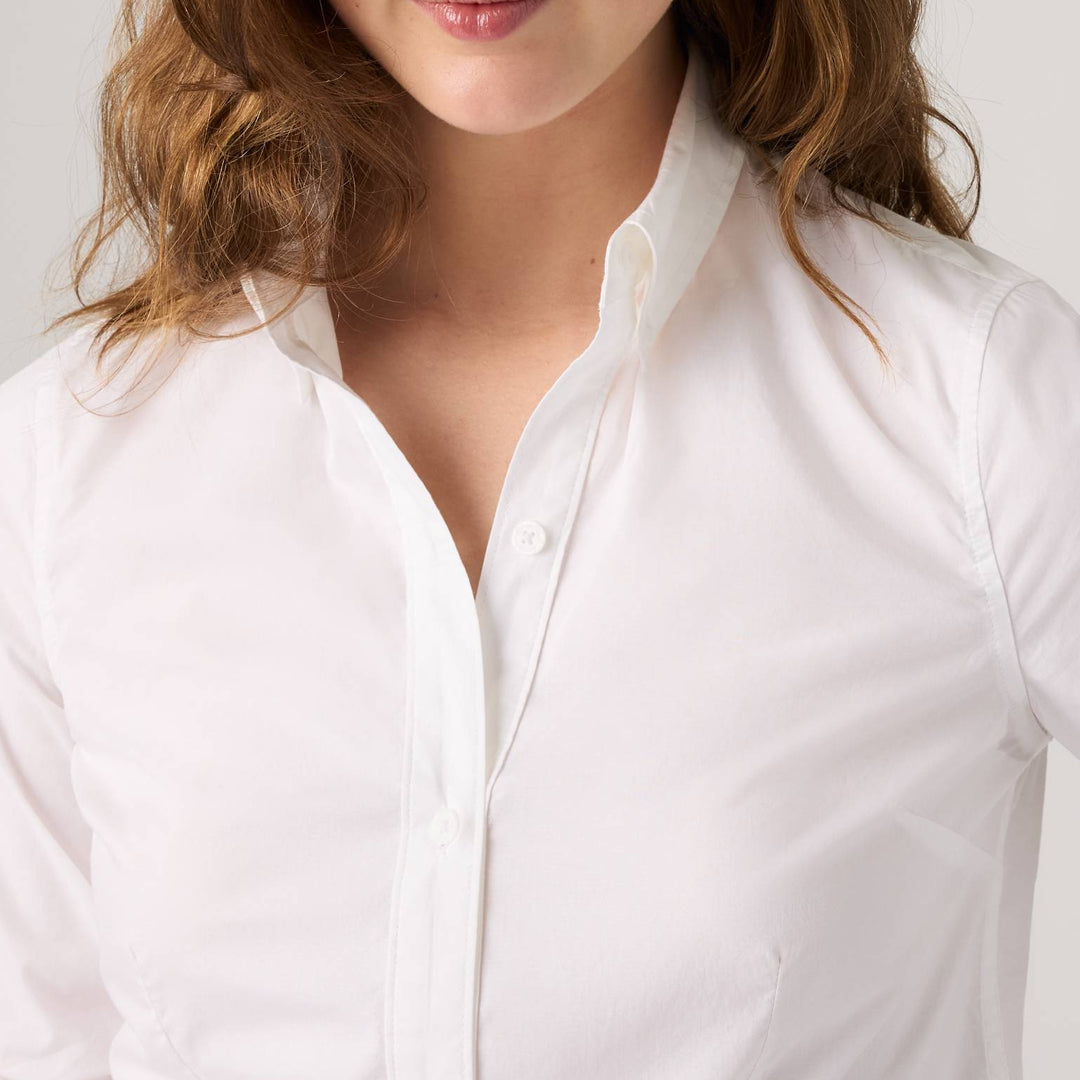 Këmishë Levis SLIM POPLIN SHIRT BRIGHT WHITE STRET