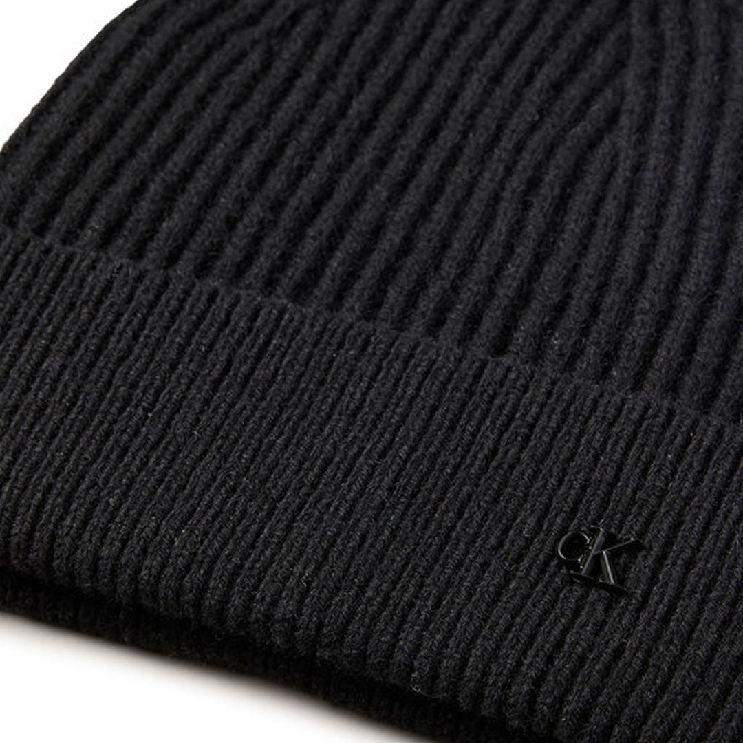 Kapelë CALVIN KLEIN CK METAL WOOL BEANIE