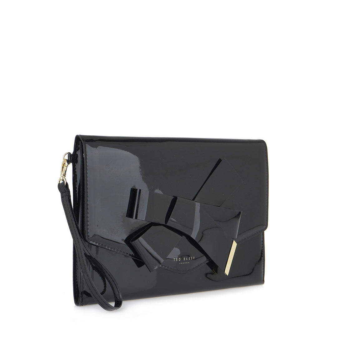 Qantë Ted Baker Knot Bow Envelope Pouch