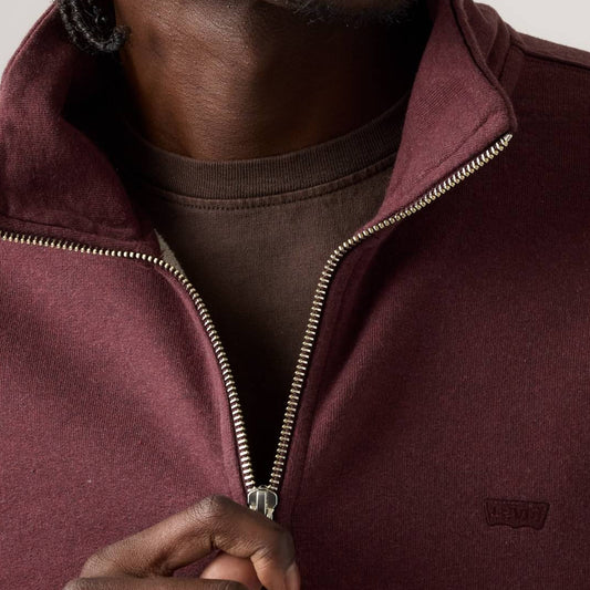 Xhemper Levis ORIGINAL HM 1/4 ZIP WINETASTING HTR