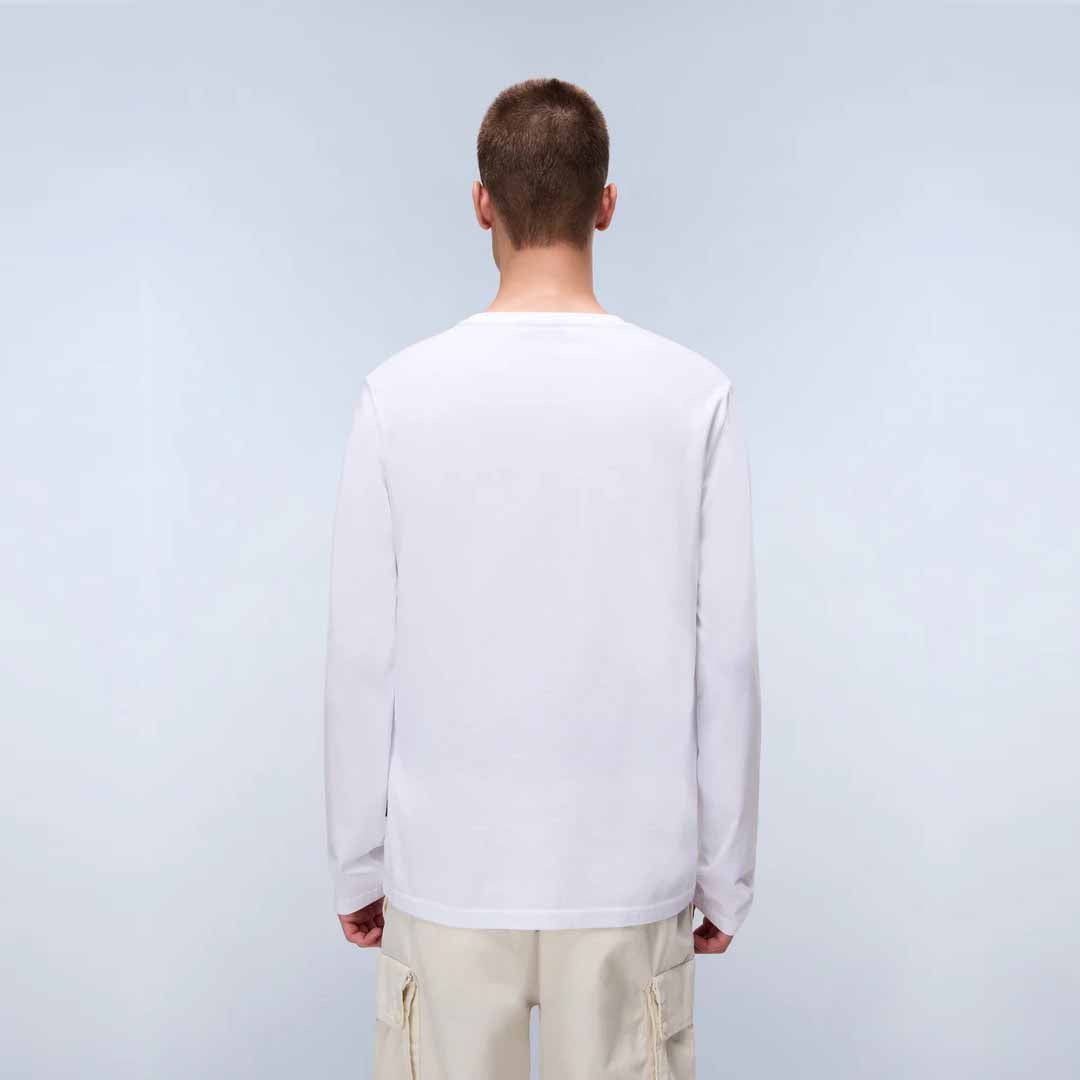 Bluzë Napapijri SALIS LS 1 BRIGHT WHITE 002