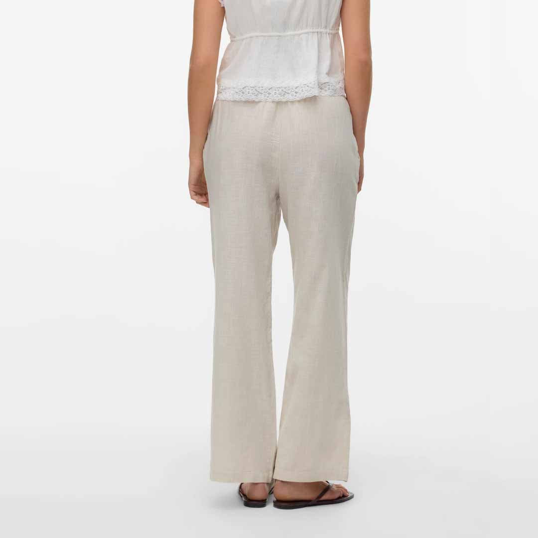 Pantallona Vero Moda VMCAIA MW WIDE PANT WVN NOOS