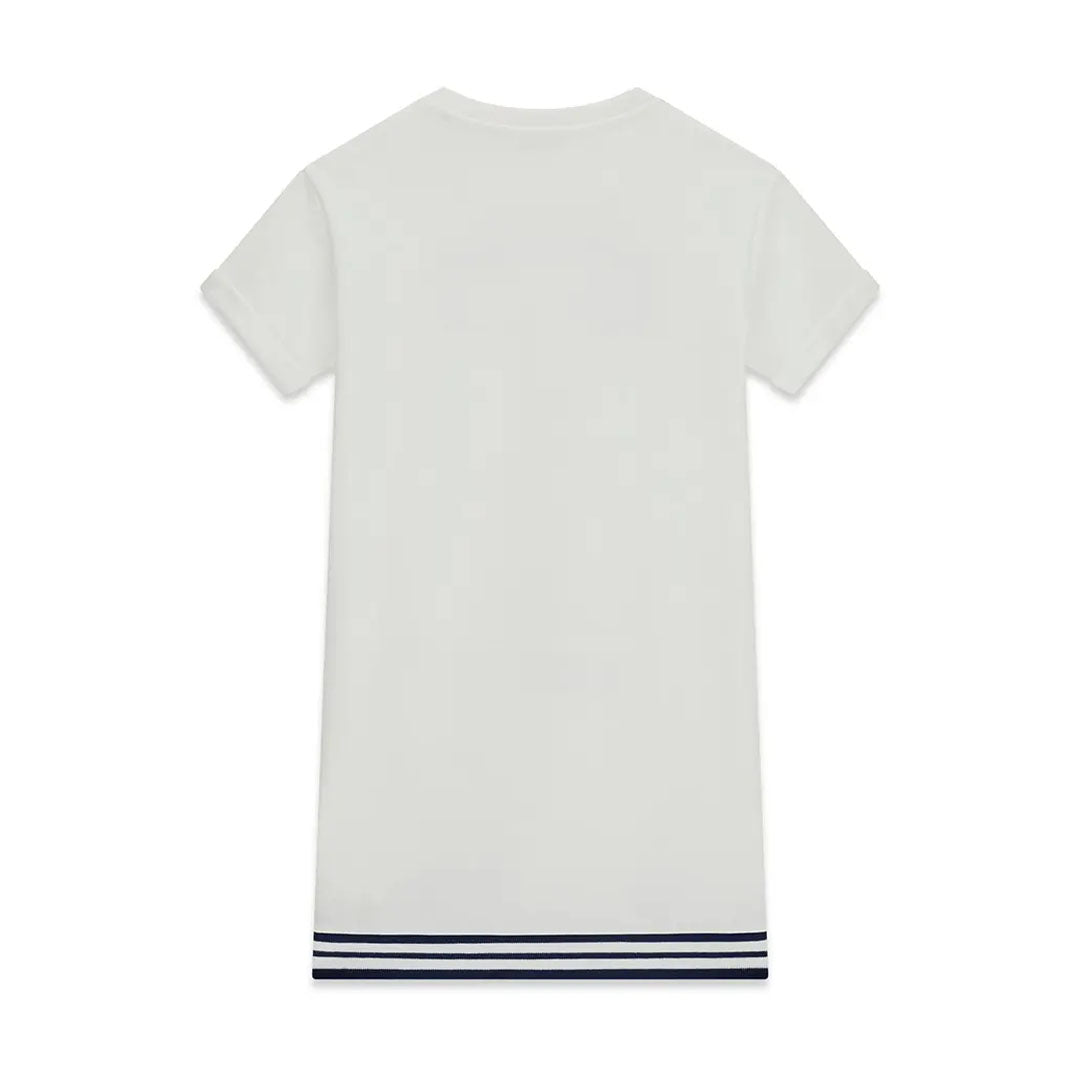 Fustan Guess FRENCH TERRY SS DRESS