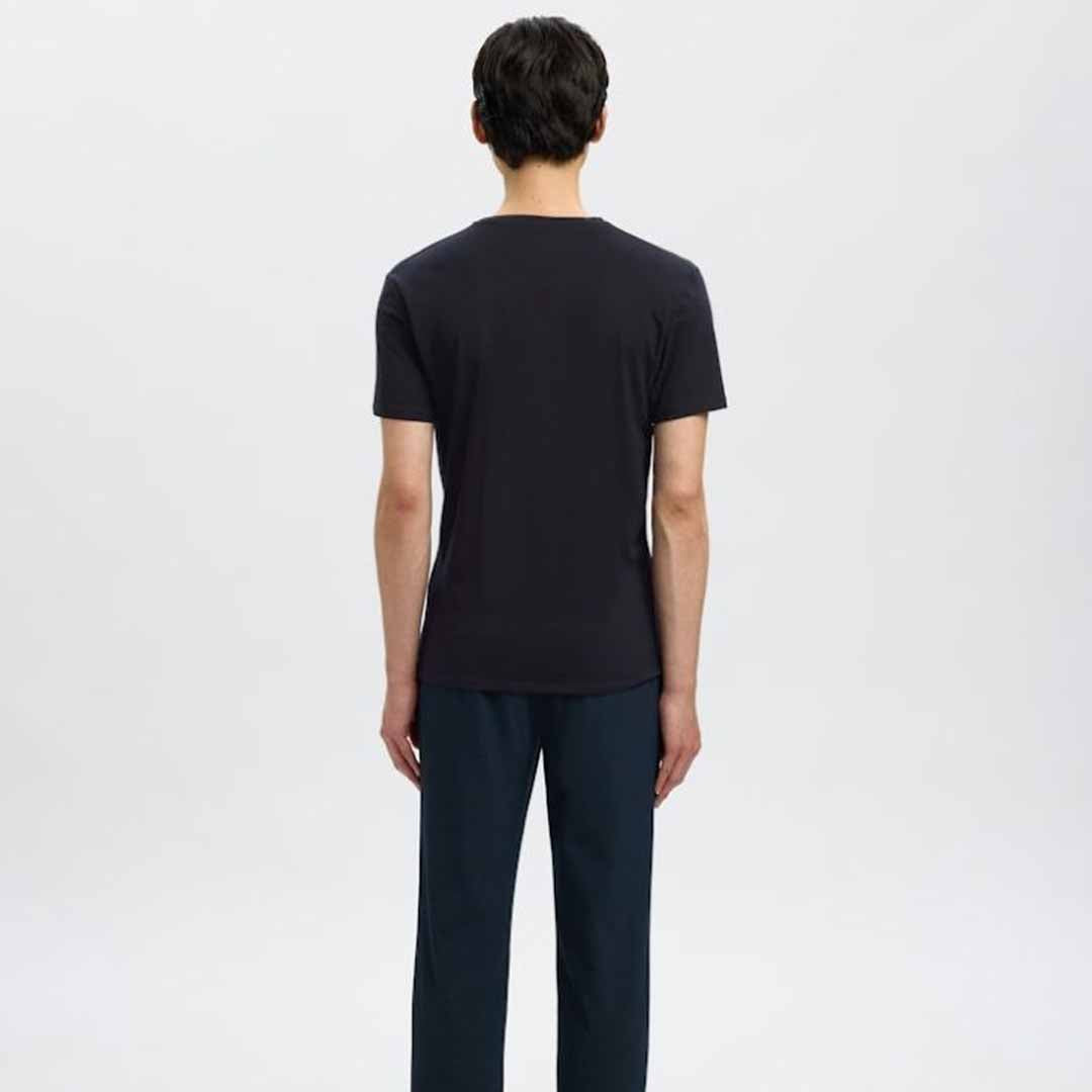 Maicë Selected SLMNEWPIMA SS O-NECK TEE NOOS