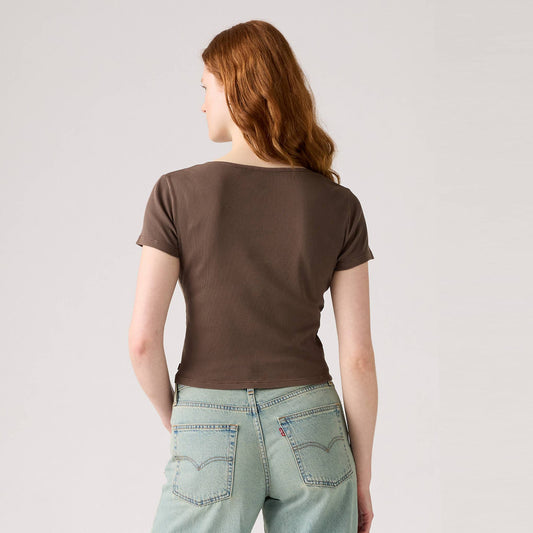 Maicë LEVIS ESSENTIAL SQRD NECK TEE FA180896 GARME