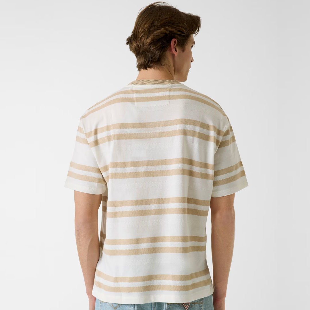 Maicë Guess SS VINTAGE STRIPES KNIT TOP