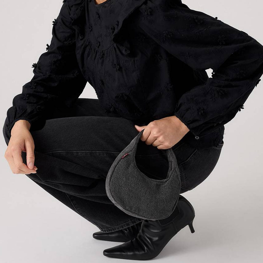 Qantë dore LEVIS BABY BROOKLYN BAG BLACK MID WASH