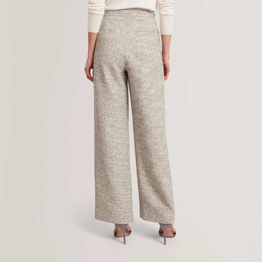 Fustan Tailored Boucle Dress with Knitted Top