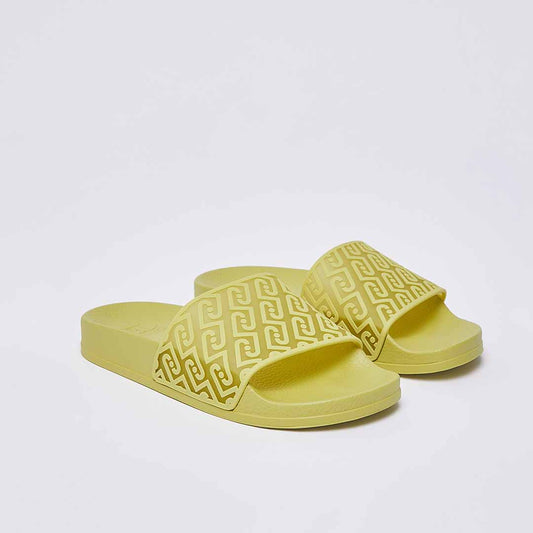 Papuqe Liu Jo KOS 21 - SLIPPER MONOGRAM RUBBERIZED CITRONETTE