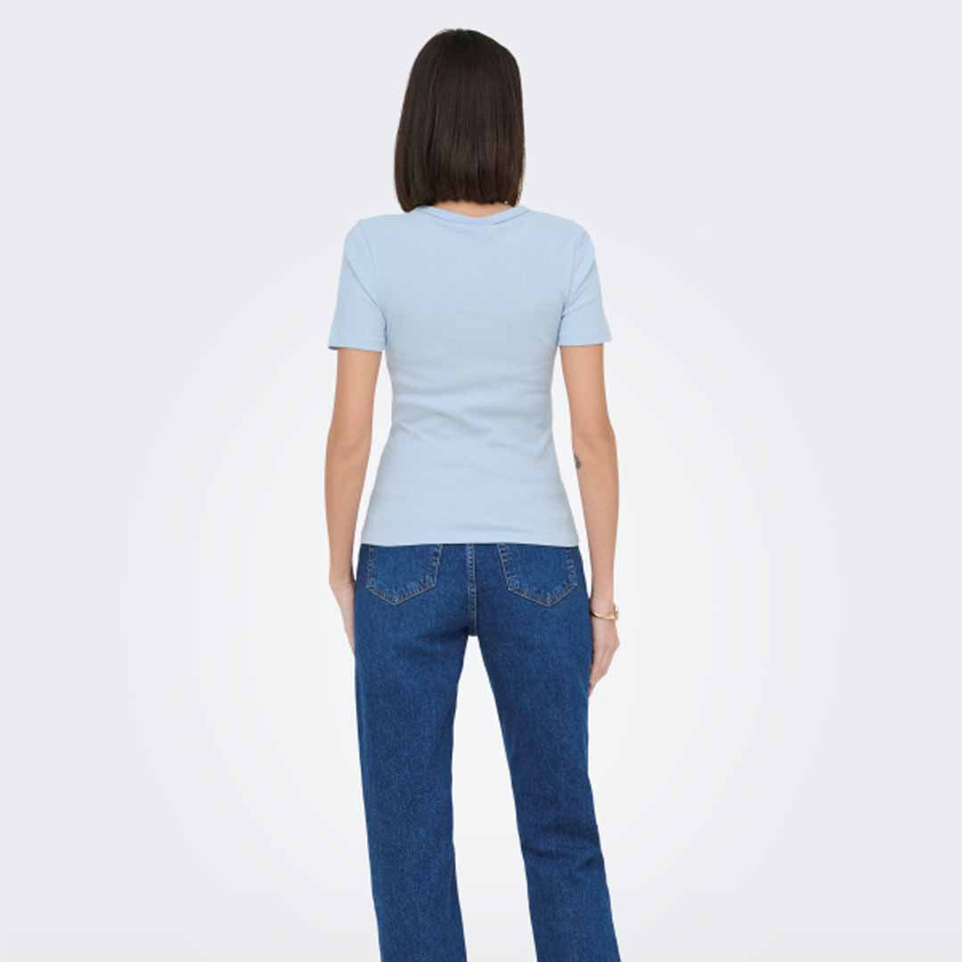 Maicë Jacqueline de Yong JDYLUCKY S/S O NECK TOP J