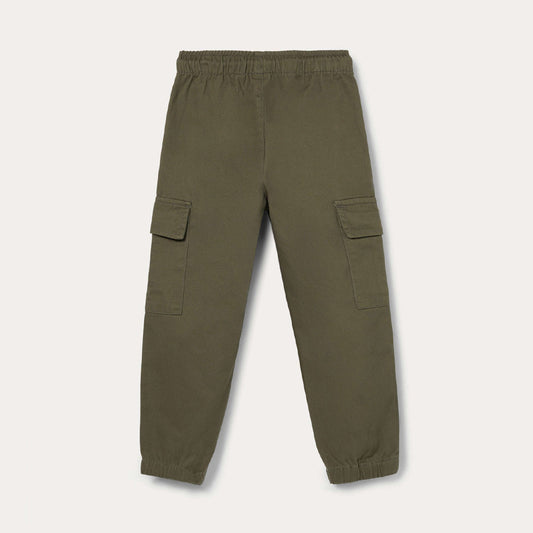 Pantallona Blukids CHINOS CARGO MILITARY GRE
