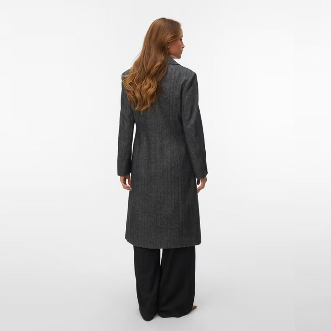 Palltë Vero Moda AWCARLY LS FITTED LONG WOOL COAT