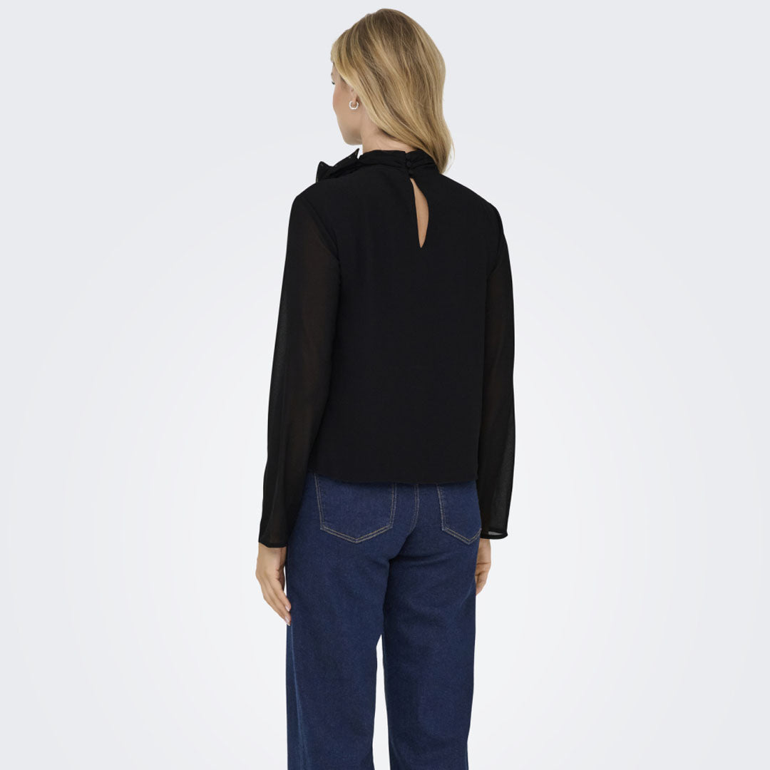 Bluzë JACQUELINE de YONG JDYNOMI L/S HIGH NECK ROS