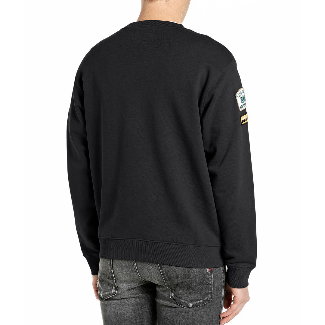 Bluzë Replay BRUSHED COTTON FLEECE