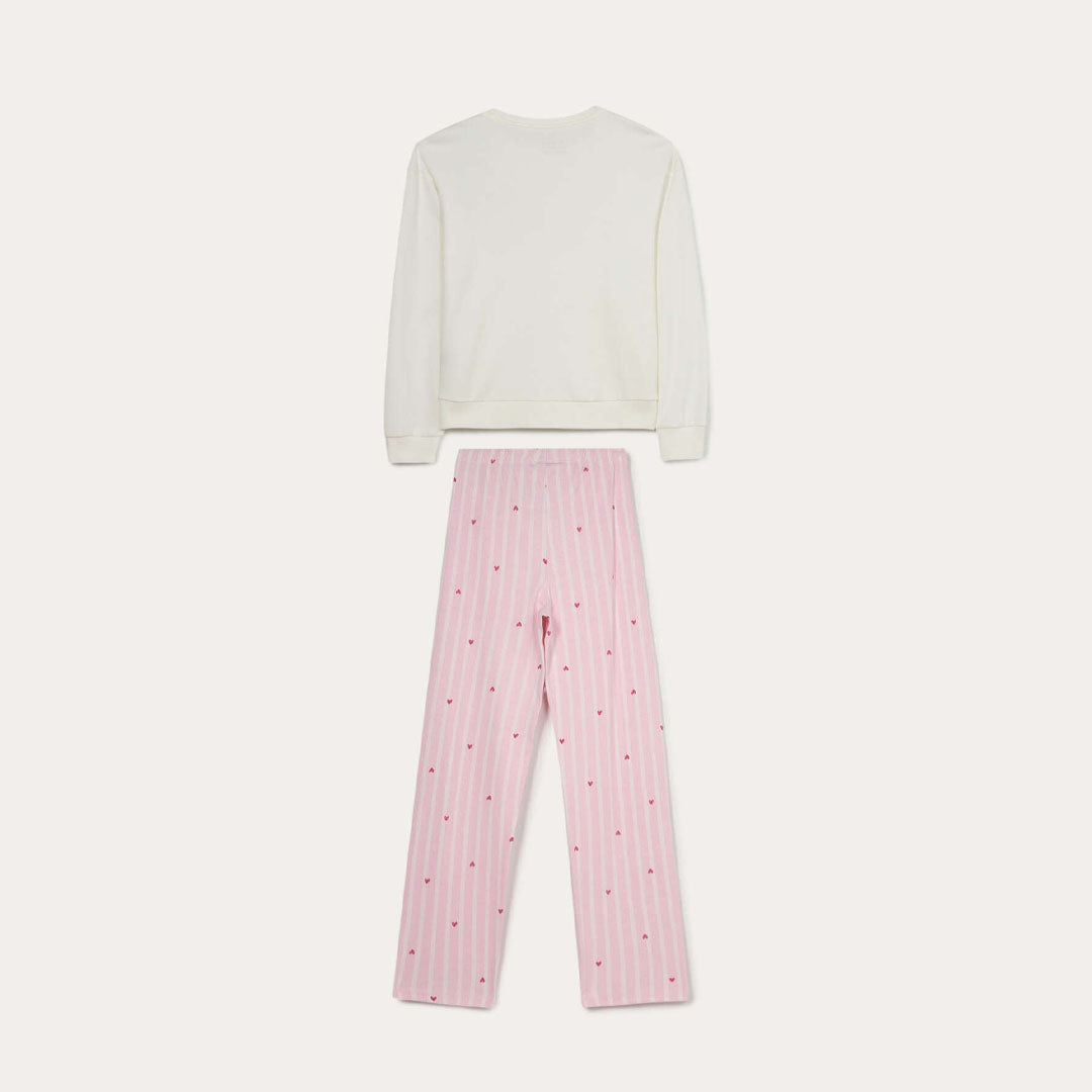 Pizhame Blukids LONG PYJAMA  GARDENIA