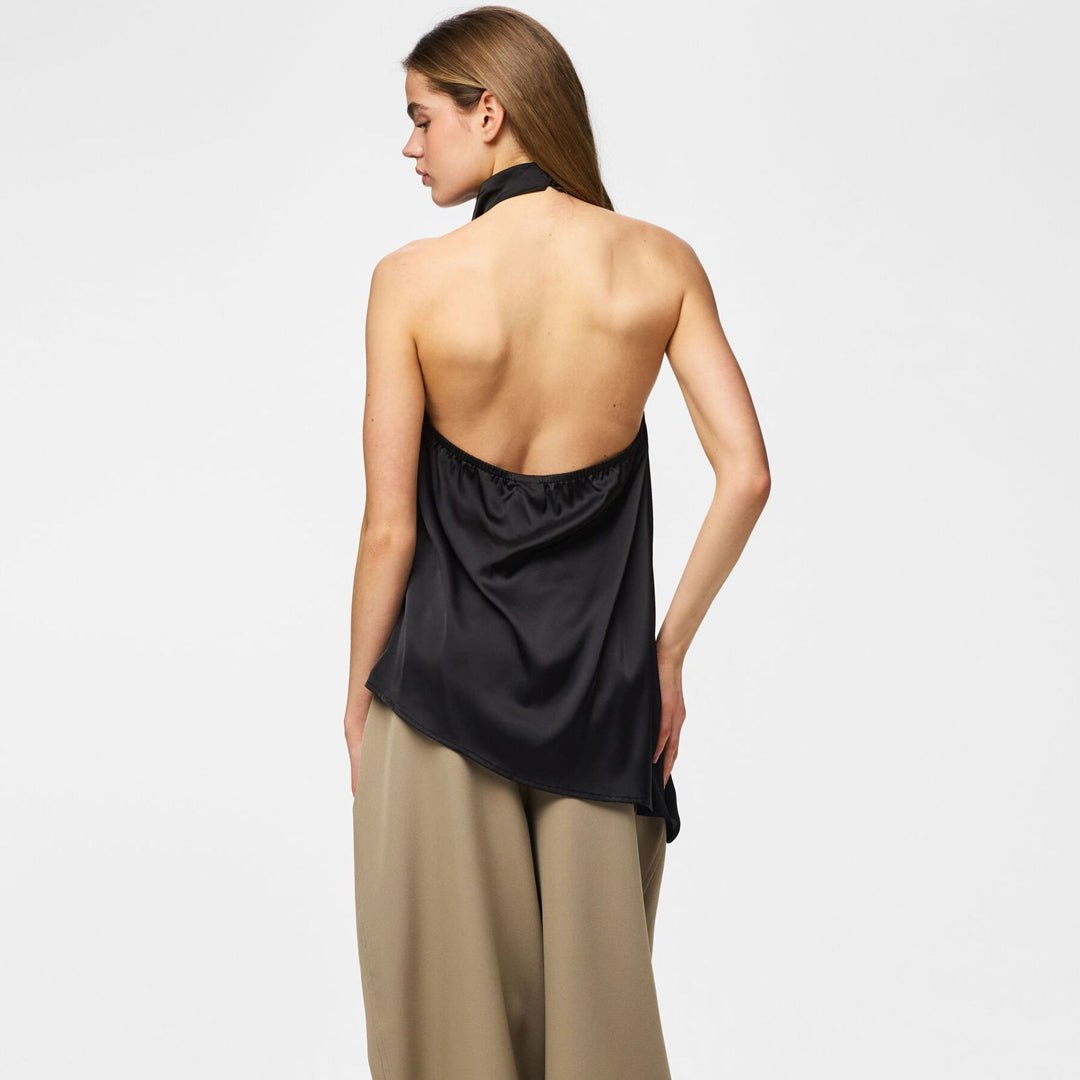Maicë Pieces PCFESTA HALTERNECK SATINTOP WVN D2D