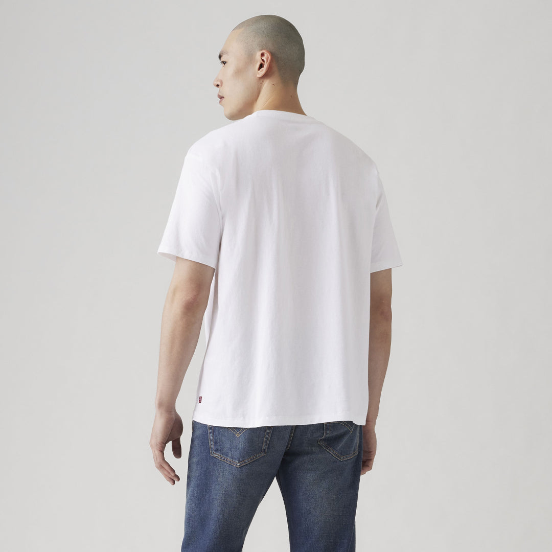 Maicë Levis RED TAB VINTAGE TEE WHITE + JERSEY