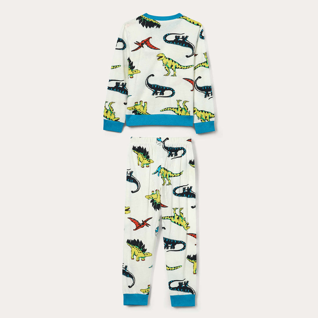Pizhame Blukids LONG PYJAMA  BLANC DE BLA