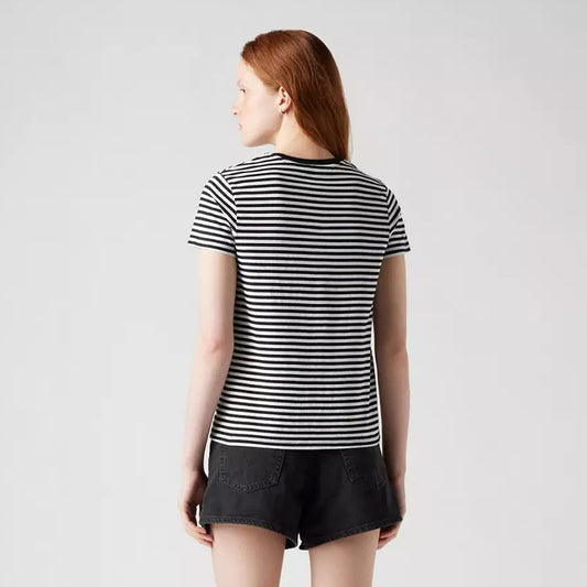 Maicë Levis PERFECT TEE RAITA STRIPE CAVIAR STRIPE