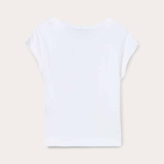 Maicë Blukids T-SHIRT SOLI OPTICAL WHIT