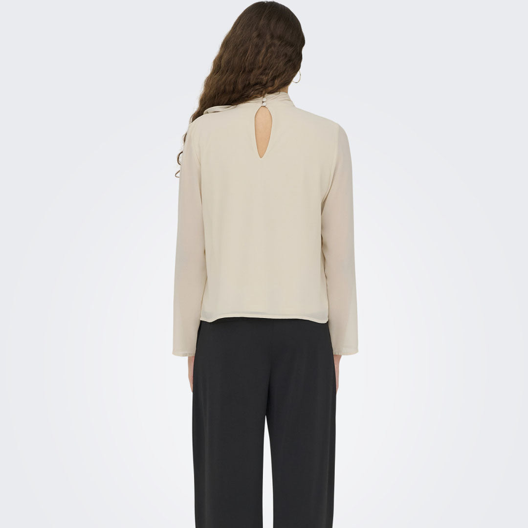 Bluzë JACQUELINE de YONG JDYNOMI L/S HIGH NECK ROS