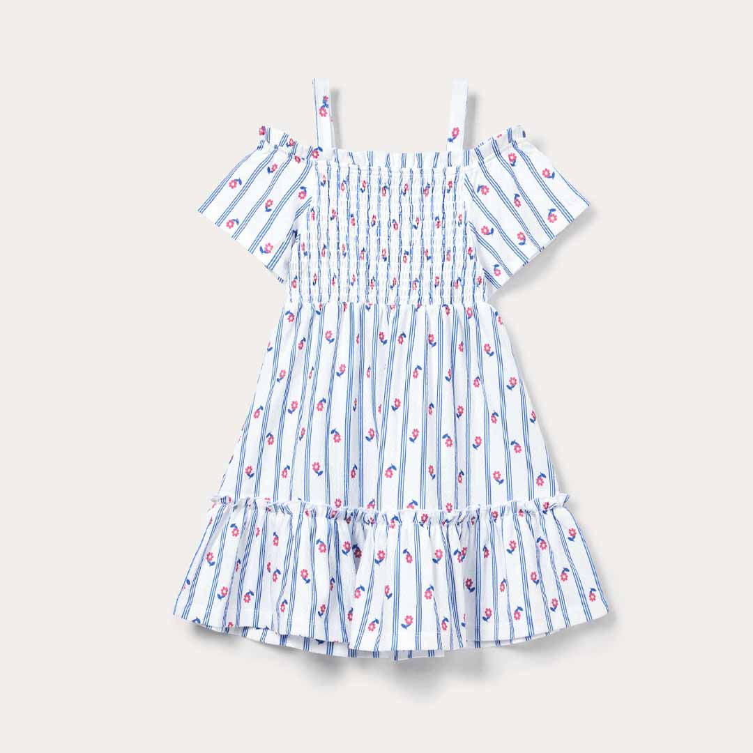 Fustan Blukids DRESS        BRILLIANT WH