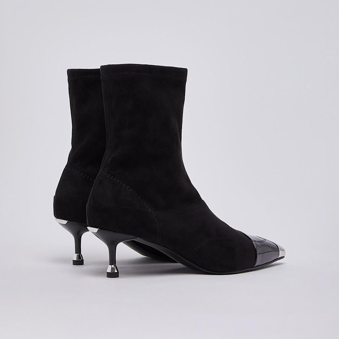 Këpucë Liu Jo DEVA 19 - ANKLE BOOT MICROFIBER/BOX SPREA BLACK