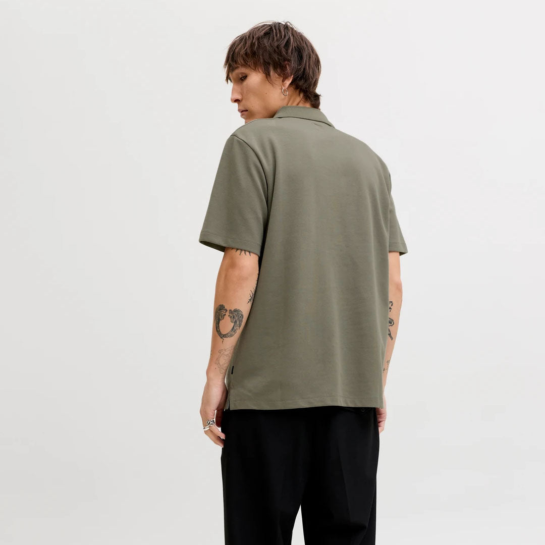 Maicë Jack & Jones JPRBLAETHAN SS ZIP POLO SN