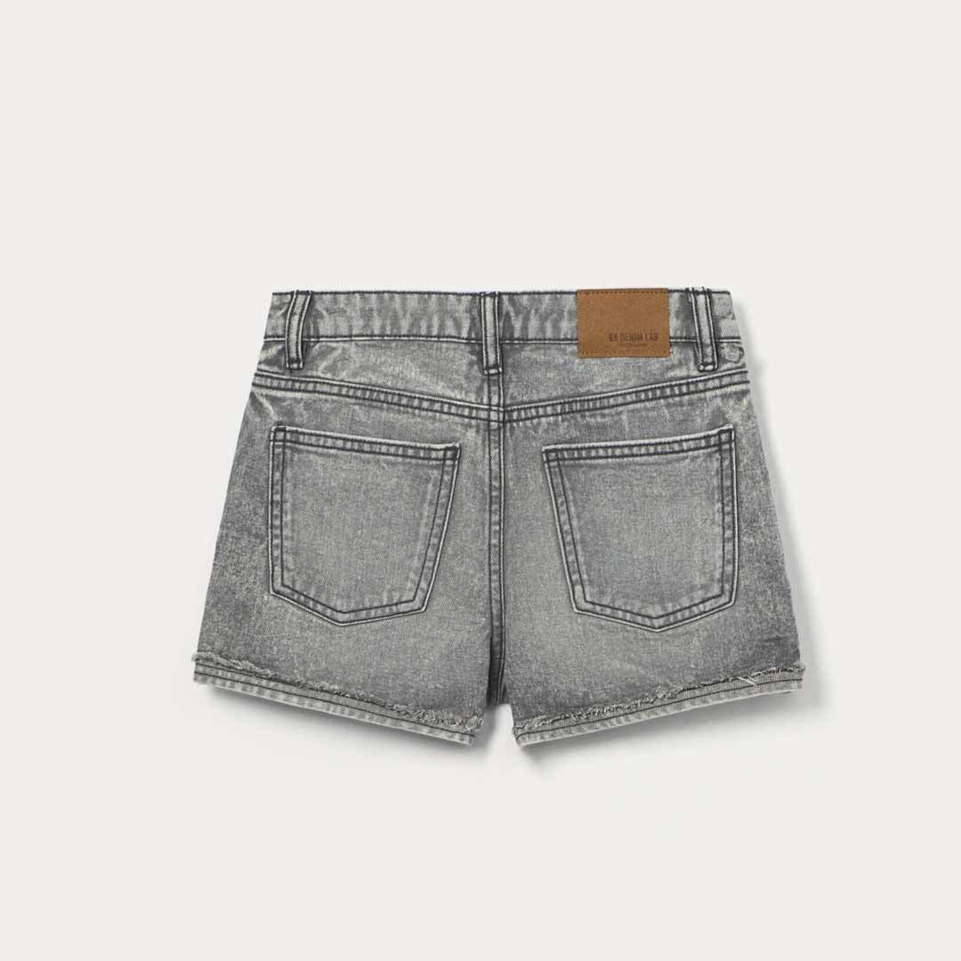Shorce Blukids SHORT DENIM  LIGHT GREY