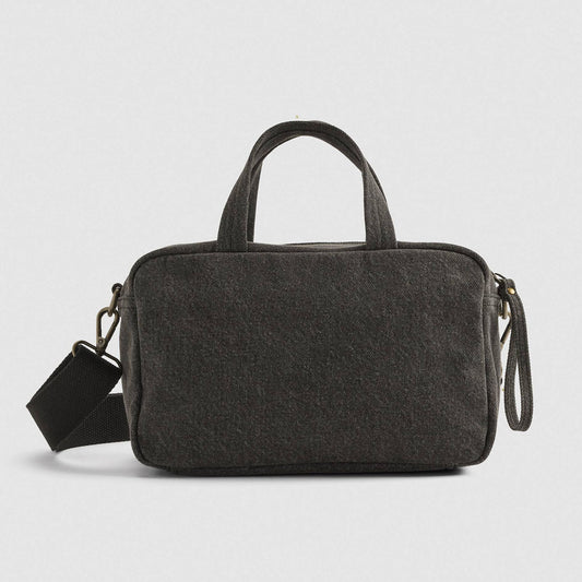 Qantë LEVIS PRESLEY TOP HANDLE BAG BLACK MID