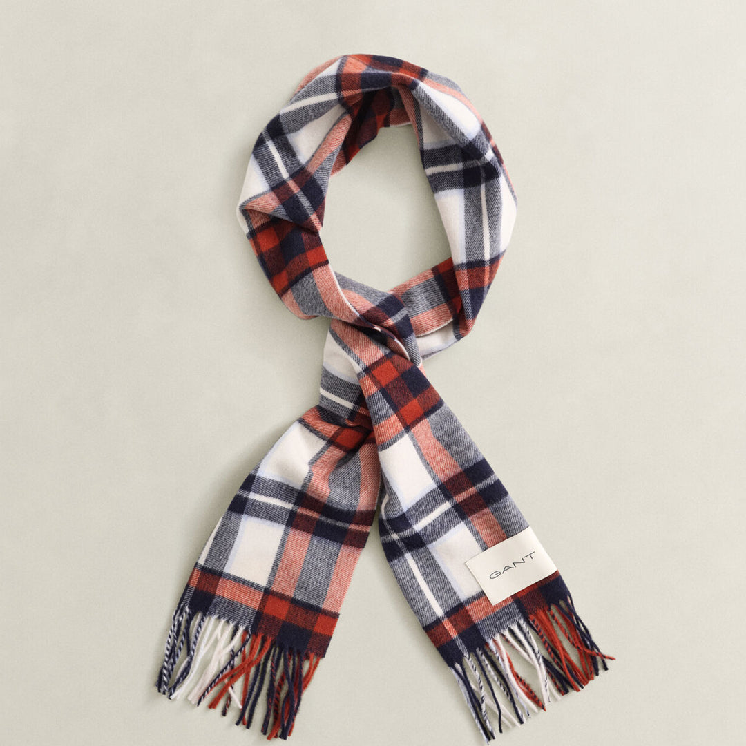 Shallë Gant CHECKED WOOL SCARF