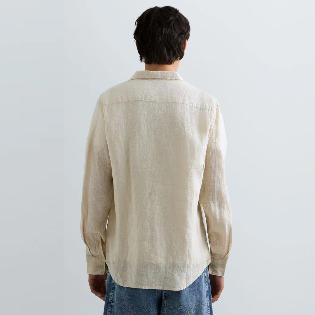 Këmishë Replay GARMENT DYED LINEN