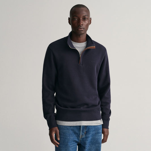 Duks GANT SACKER RIB HALF ZIP