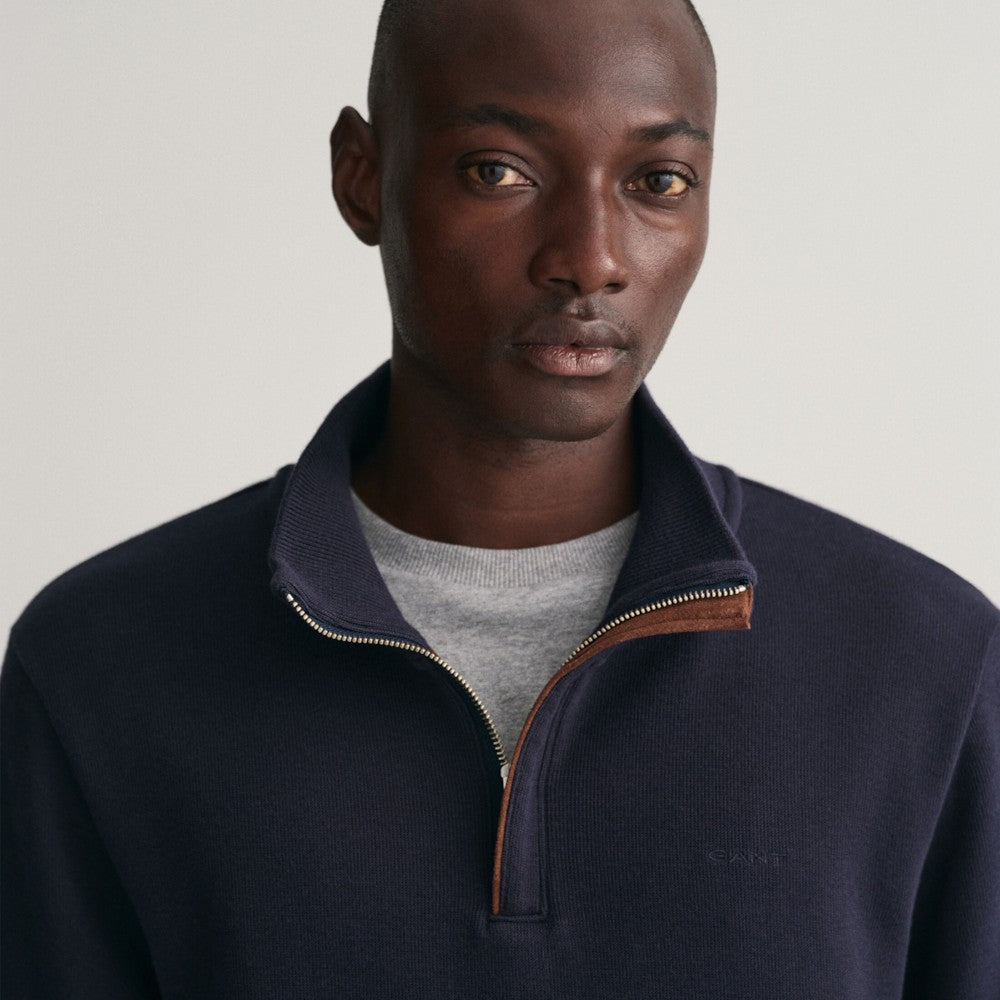 Duks GANT SACKER RIB HALF ZIP