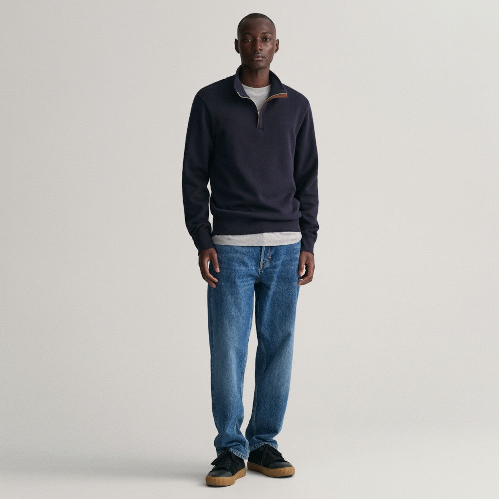 Duks GANT SACKER RIB HALF ZIP