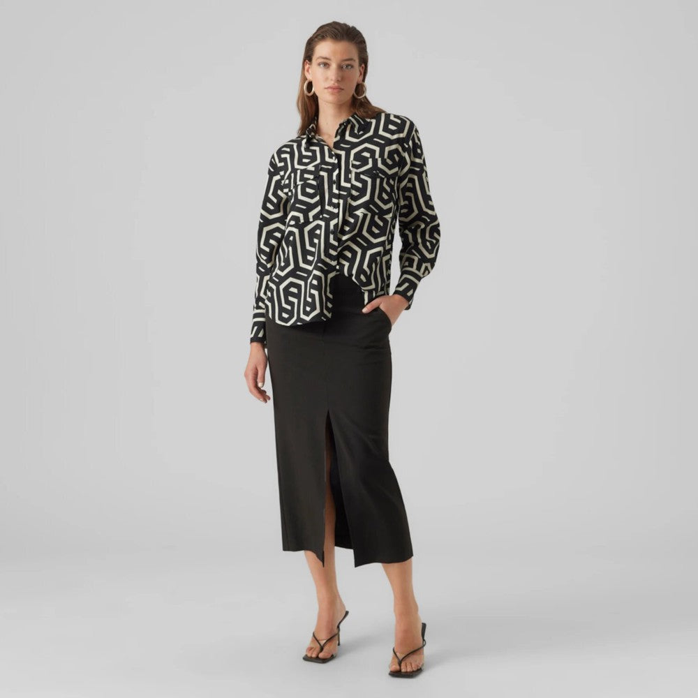 Këmishë Vero Moda 10295550 BLAC