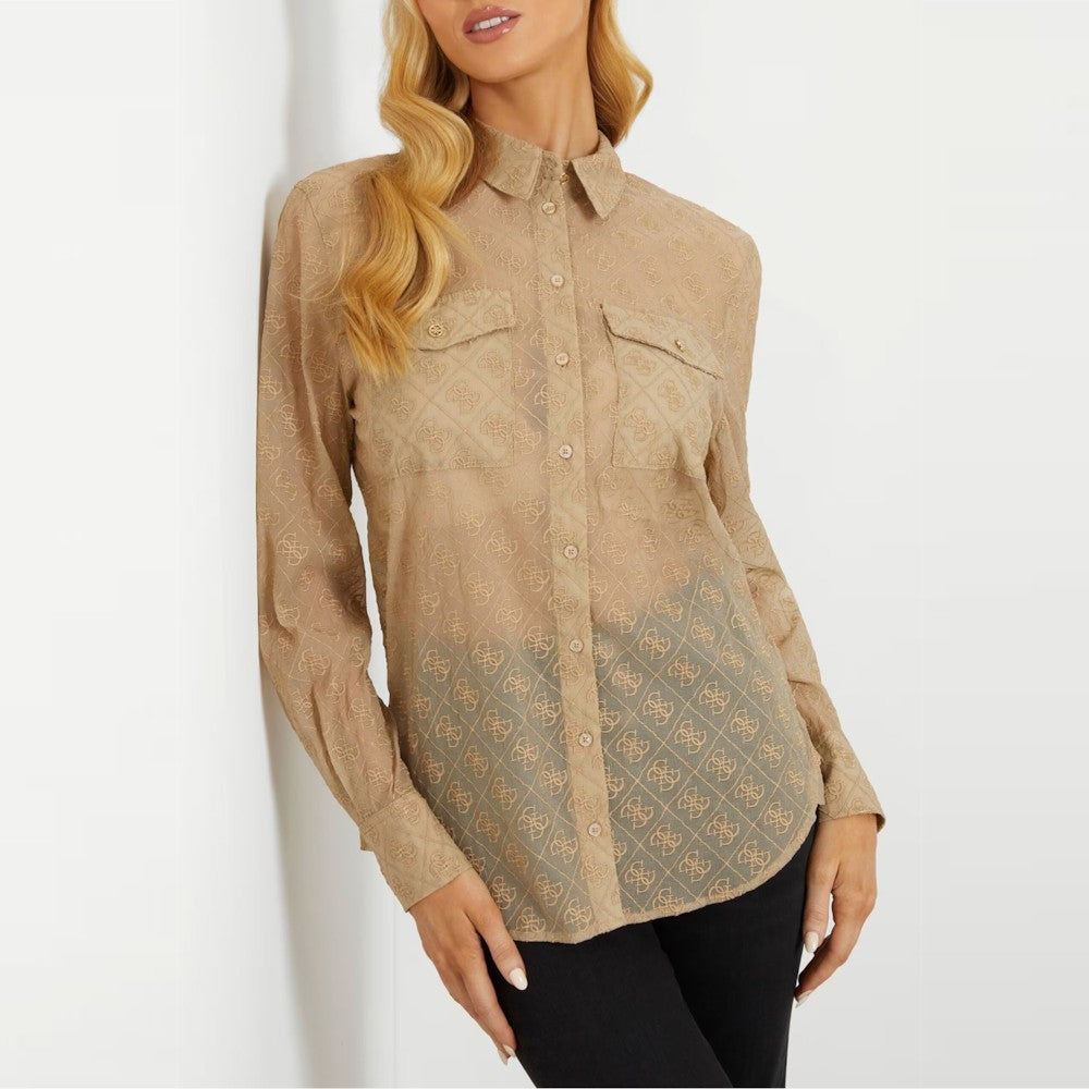 Këmishë Guess W4RH65WFX40 G1L7