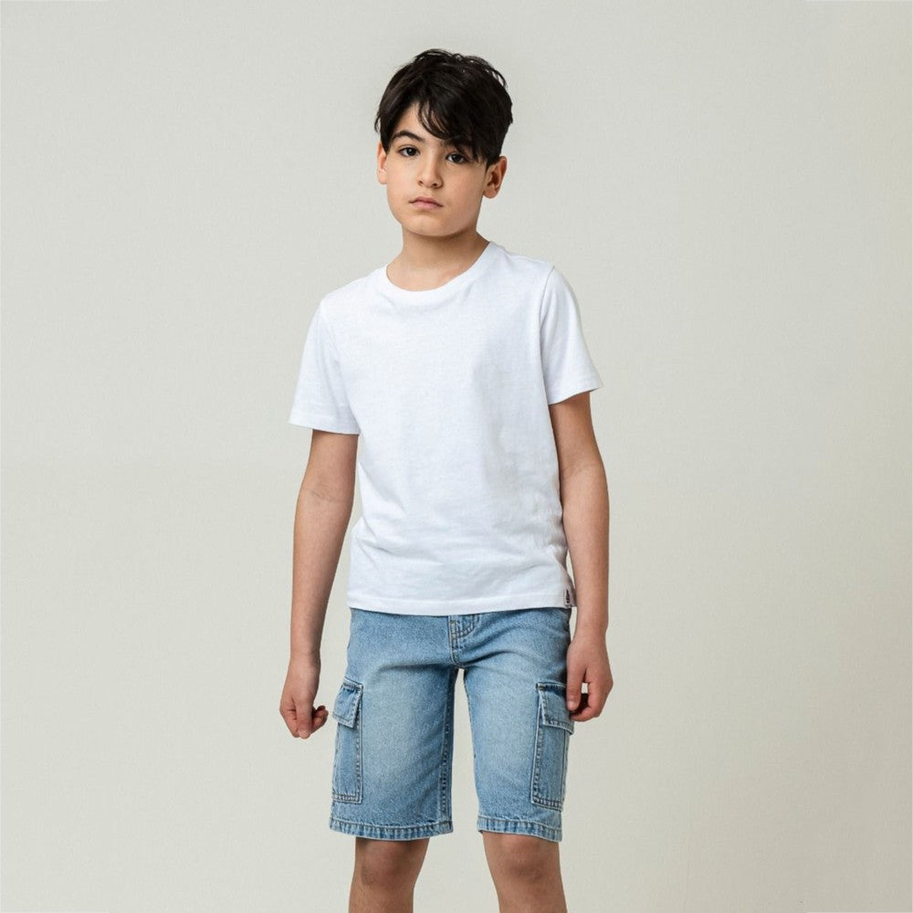 Farmerka të shkurtë Piazza Italia 23697DENMC