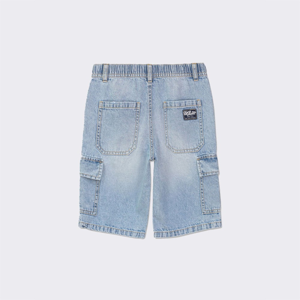 Farmerka të shkurtë Piazza Italia 23697DENMC