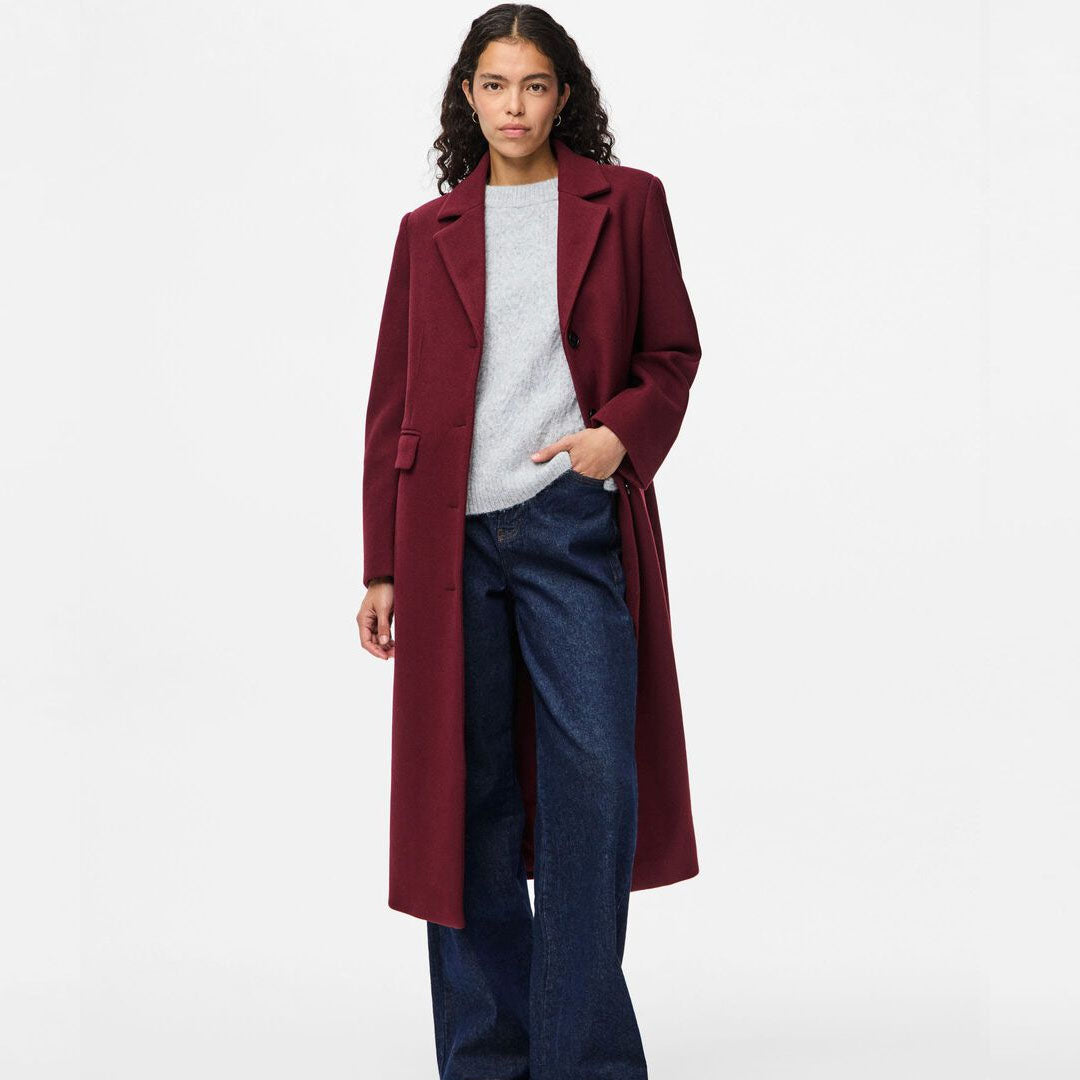 Palltë PIECES PCJADINE LONG COAT BC