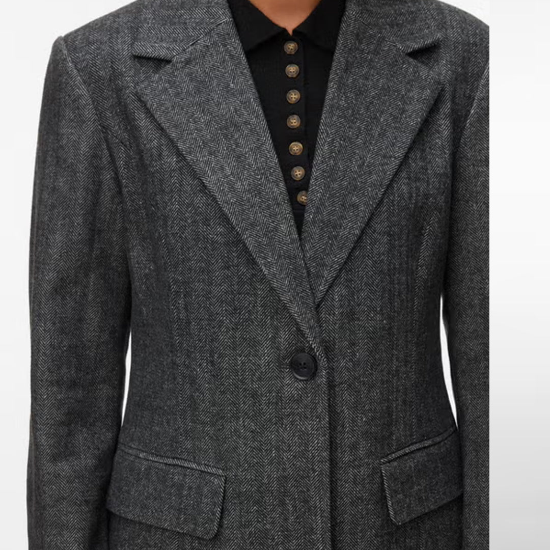 Palltë Vero Moda AWCARLY LS FITTED LONG WOOL COAT