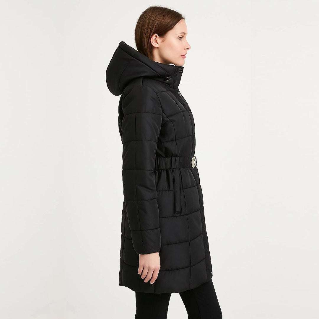 Jakne GUESS IMMA LOGO MIDI PUFFER