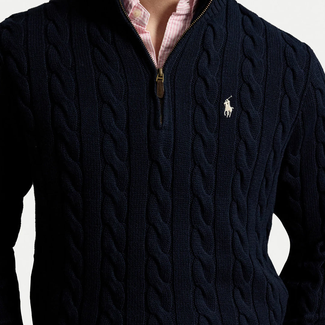 Xhemper Ralph Lauren LSDRIVERHZPP-LONG SLEEVE-PULL