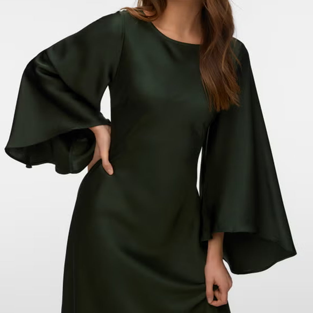 Fustan Vero Moda VMKAMILE WIDE SLEEVE ANKLE DRESS