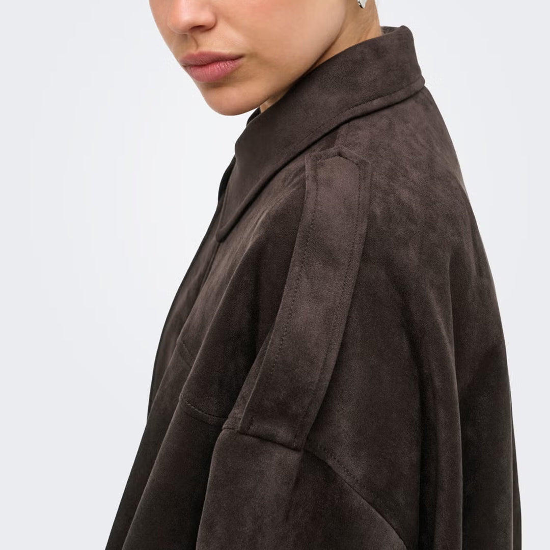 Jakne Only ONLMOON-STINA FAUX SUEDE BOMBER PNT NOO
