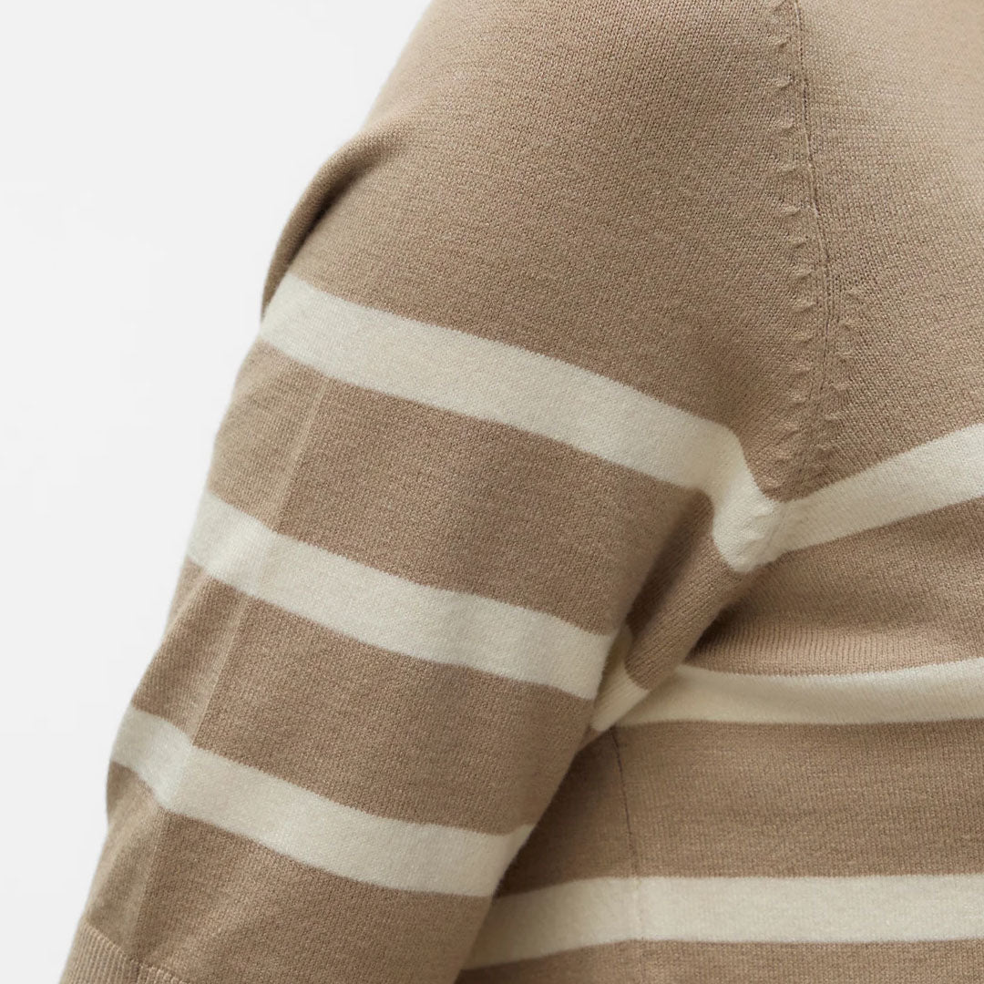 Bluzë VERO MODA VMSABA PLAIN SS O-NECK PULLOVER GA