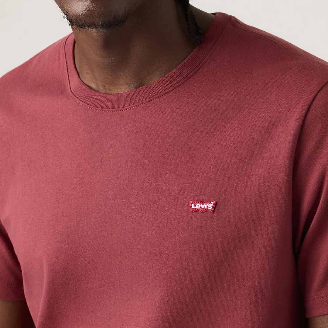 Maicë Levis SS ORIGINAL HM TEE OXBLOOD RED