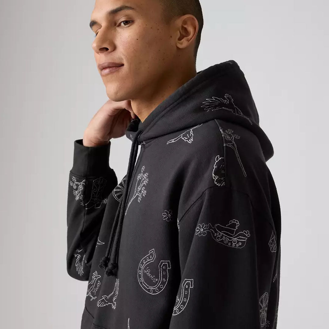 Duks LEVIS RELAXED GRAPHIC PO WESTERN AOP PHANTOM