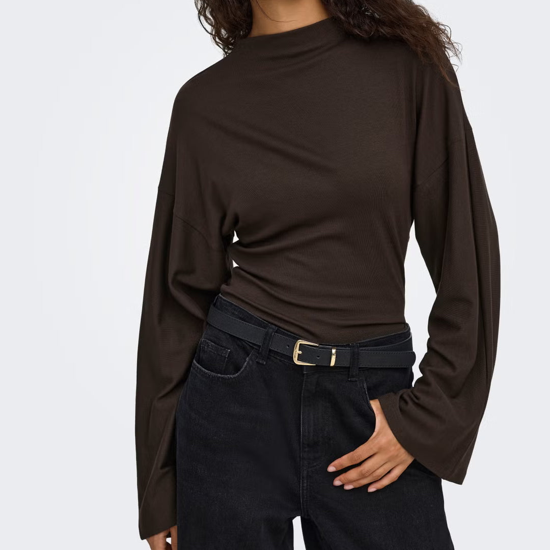 Bluzë Only ONLESTRID L/S TIE TOP JRS
